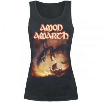 Amon Amarth On A Sea Of Blood Top Mujer Negro M