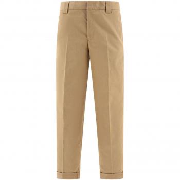 Golden Goose Men's Chino Skate Trousers in Beige, Size 48, GMP01190P00078615369