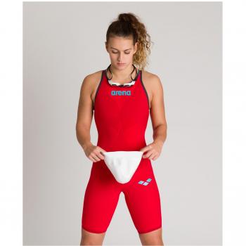 Bañador de competición Powerskin Carbon Air2 OB Arena para mujer, color rojo, talla 28
