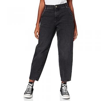 Only High-Waisted Black Carrot Cut Jeans
