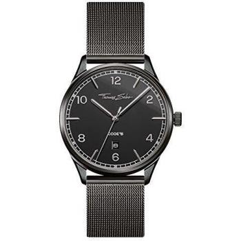 THOMAS SABO CODE TS Black Stainless Steel Unisex Watch with Slide Closure, 40 mm, ONE SIZE