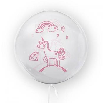 Globo temática unicornio 45 cm