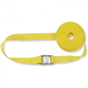 Braun Correa de amarre 400 Dan Una sola pieza Color Amarillo 2 M Longitud 25 mm de ancho, con trinquete