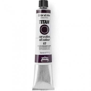 ÃLEO VIOLETA PERMANENTE MEDIO TITAN Extrafino 6 - 20ml. NÂº 63
