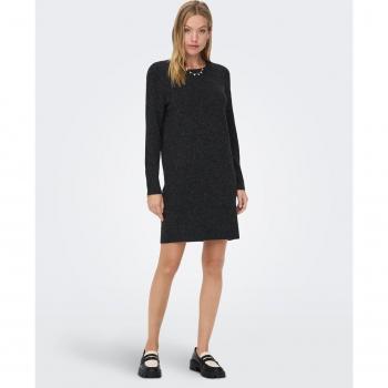 Vestido corto de mujer Only Rica Life Black de manga larga