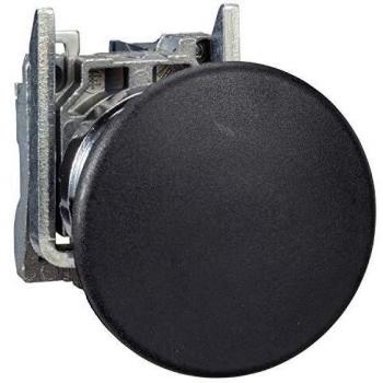 Black 22mm Safety Push Button Switch XB4BC21 with IP65 Rating and Self-Resetting Feature