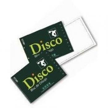 Bloc de Dibujo Espiral Disco 130g, Liso Folio, 20 Hojas, Dimensiones 230x340mm