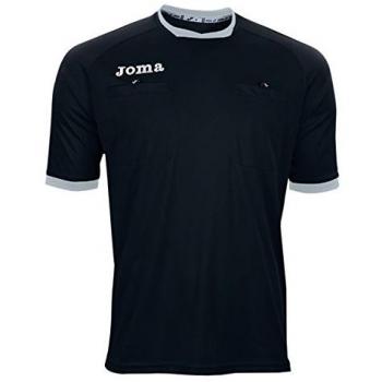 Joma Camiseta Arbitro Negro M/C, Hombres, XL