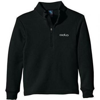 Odlo 1/2 Zip Snowbird Polar, Niños, Negro, 104/XXS