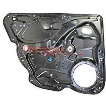 Elevalunas eléctrico trasero izquierdo Metzger para VW Passat 3C, sin motor, con soporte de base