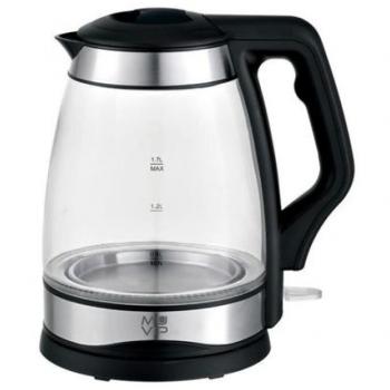 HERVIDOR DE AGUA CRISTAL INOX 1.7 LITROS 2200W MUVIP