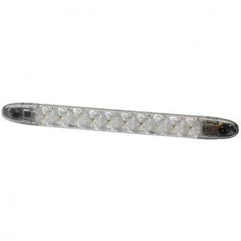 HELLA 2JA 343 606-001 Luz interior - LED - 12V - 1.8W - LED - montaje exterior - Color de tulipa: transparente - habitáculo - Cant.: 1