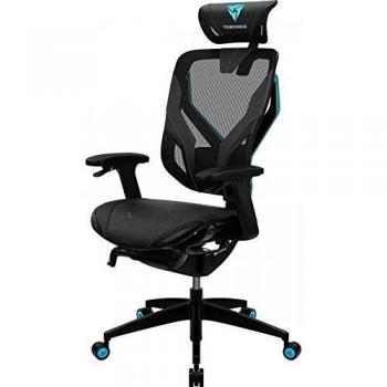 ThunderX3 YAMA7, Silla Gaming Ultraergonómica Cyan, Acolchado Armor, Reclinable