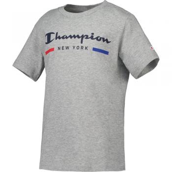 Camiseta Champion Logo New York Gris 306695-Em006
