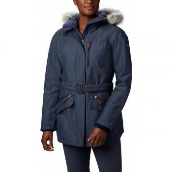 Columbia Carson Pass II Chaqueta Impermeable, Mujer, Azul