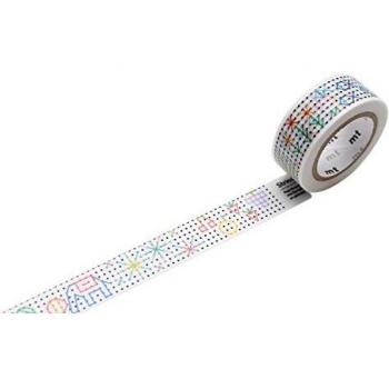 Cinta de Enmascarar para Niños - Juego de Cuerdas - Arte con Cuerdas - 1,5 cm x 7 m - Multicolor