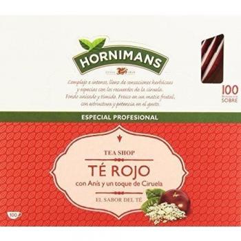 Hornimans - Té rojo - con anís y un toque de ciruela - 100 bolsitas
