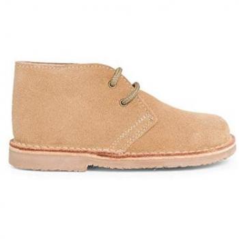 Botas Safari de Niños con Cordones - Pisamonas Talla 34 Color Arena