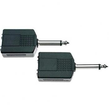 Stagg 2 Female 3.5mm Stereo to 1 Male 3.5mm Mono Adapter