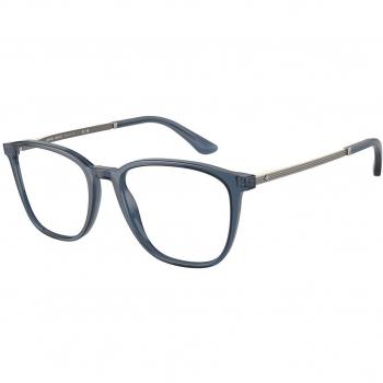 Giorgio Armani AR7250 6035 Men's Eyeglasses Blue Size 53 - Frame Only with Blue Light Block Available