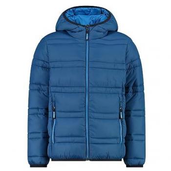 CMP Unisex Kids Fix Hood Jacket - Dark Turquoise - Size 176