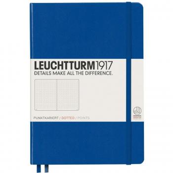 LEUCHTTURM1917 Notebook (A5) Medium Hardcover Dotted Royal Blue