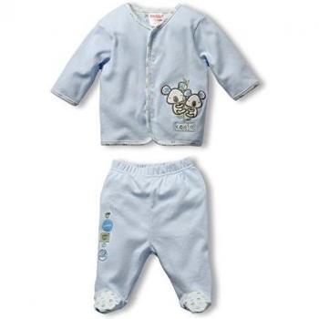 Schnizler Hausanzug Koalas - Traje De Footing Unisex bebé, color azul, talla 62