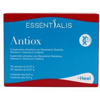 Comprimidos Antioxidantes Esenciales 30comp - Alto Poder Antioxidante con Resveratrol, Glutatión, Vitaminas C y E, Selenio - Antienvejecimiento para Hombres y Mujeres - Veganos