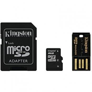 Kingston MBLY4G2/8GB - Tarjeta microSD de 8 GB, negro