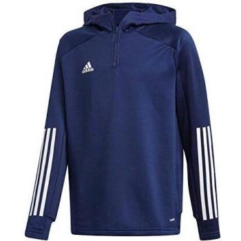 adidas Condivo 20 Track Hoodie Sudadera con Capucha, Niños, Team Navy Blue/White, 116