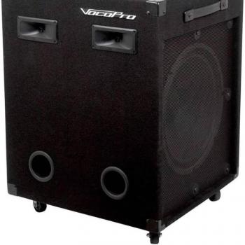 VocoPro VX-30 II Stereo 15 Vocal Speaker System, 300W RMS Per Side, Single