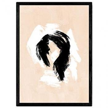 Póster Abstracto 17 - Lámina de Exhibición de Arte para Enmarcar y Decorar Interiores (Tamaño A4)