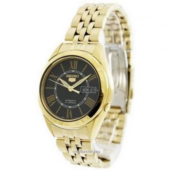 Seiko 5 Automatic Men's Watch with 21 Jewels - Black SNKL40K1