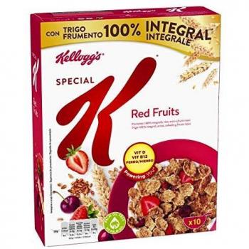 Kellogg's Special K Frutos Rojos Cereales de Arroz, Trigo Integral y Cebada, 300g