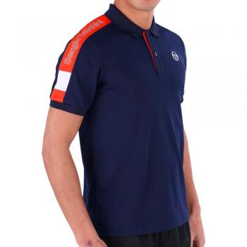 Sergio Tacchini Cross PL Blue Polo Shirt