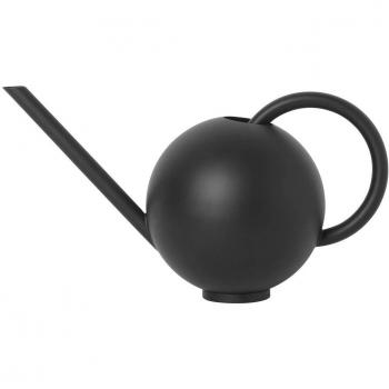 Ferm Living Regadera, Acero, Negro, 19x35x15,5