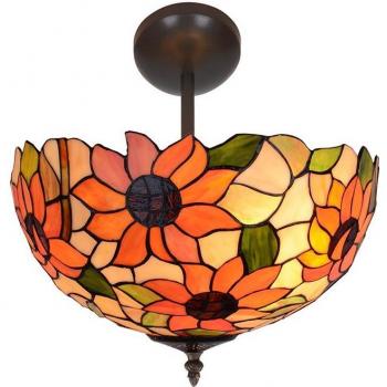 Lámpara de Techo Viro Diamond Ámbar Hierro 60 W 40 x 50 x 40 cm