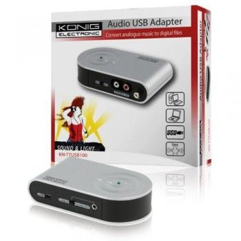 Adaptador USB Konig Audio/Phono