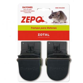 Trampa para Ratones Zotal con Cebo Incluido - Pack 2 Unidades