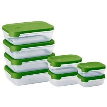 Juypal 913 - Set de 8 tapers rectangulares, sistema abrefácil, 6.30 l en total, color verde