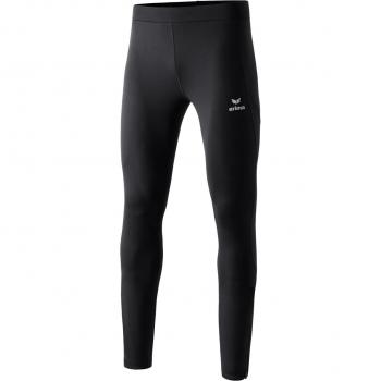 Erima Lauf Basic Lang - Pantalones cortos de running para hombre, color negro, talla 116 cm