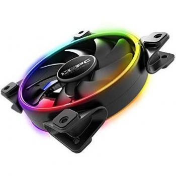 XSPC 5060175589705 XSPC RGB Series 120 mm - PWM, 800-2200U/min, 5 V/3 Pines adicionales, Color Negro