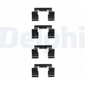 Kit de accesorios, pastilla de freno de disco DELPHI LX0337