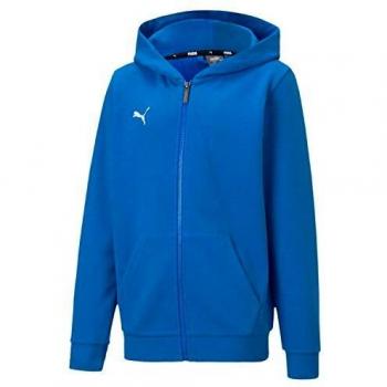 PUMA Teamgoal 23 Casuals Hooded Jacket Jr Chaqueta De Entrenamiento, Niños, Electric Blue Lemonade, 152