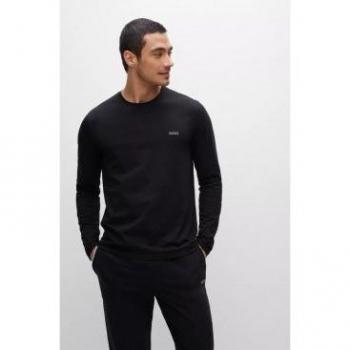 Camiseta Mix&Match negro BOSS para hombre - Diseño exclusivo con logo y cuello redondo