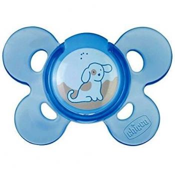 Chicco Physio Comfort - Chupete de silicona, 0 meses en adelante, color azul