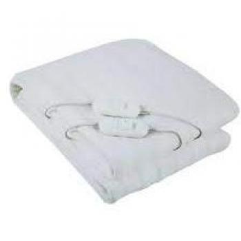 Silvano Manta eléctrica Doble Cama de Matrimonio 160X140 2 x 60watios Protección automatica contra Calentamiento - 2 Niveles Temperatura - Doble Interruptor - Lavable a Maquina