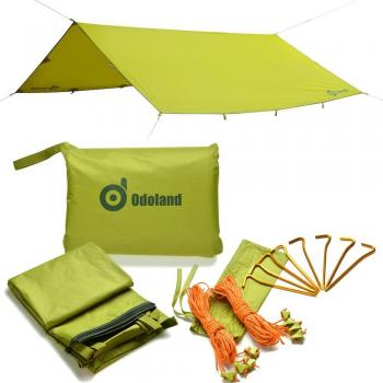 Tienda de campaña lonas, ODOLAND la sombrilla Lona Refugio Refugio Beach a prueba de agua, a prueba de agua Sombrilla Carpa Carpa lluvia mosca Tarp, camping Lona, Refugio Tarp