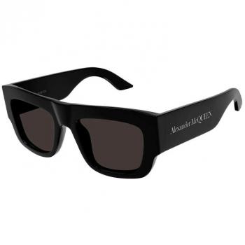 Alexander McQueen Women's Stylish Black Sunglasses AM0449S 53MM