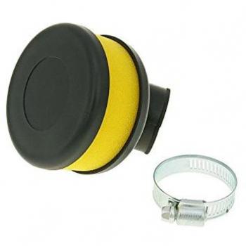 Filtro de aire Flat Foam Amarillo 28 – 35 mm acodado